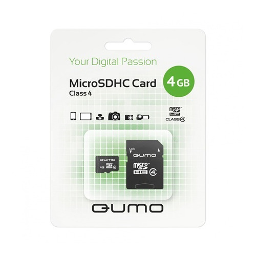 Карта памяти Qumo microSD 2GB (class 4) фото 