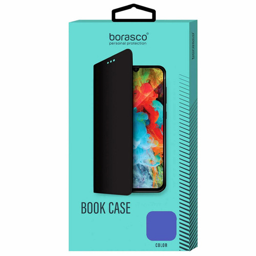 Чехол-книжка Borasco Book Case Tecno Spark 20/ 20C/ Go 2024/ POP 8 Blue фото 