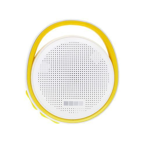 Колонка InterStep SBS-100 (Bluetooth,micro SD) White/Yellow фото 